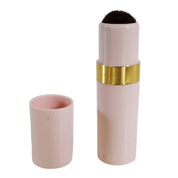 Mary Kay Pink Retractable Brush Make-Up Compact Cheek Blush Twist Face Powder - Picture 5 of 5